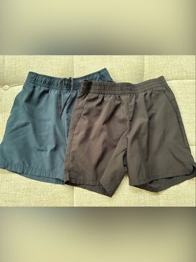 Old Navy Boys' Athletic Shorts - Teal and Black